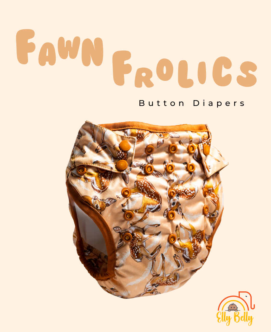 Fawn Frolics Button